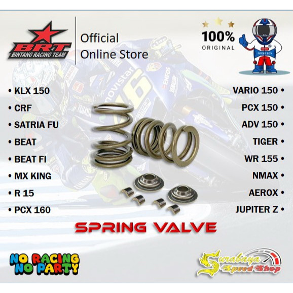 BRT Super Per Klep CRF150 KLX150 Tiger Jupi Satria Sat Fu Beat NMAX Aerox 155 Old WR155 R15 VVA PCX