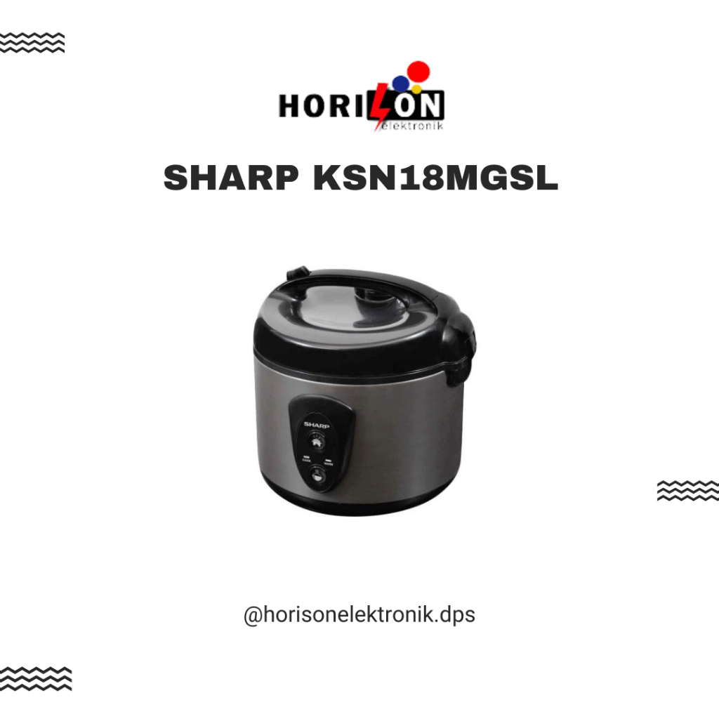 RICE COOKER / MAGIC COM SHARP KSN18MGSL