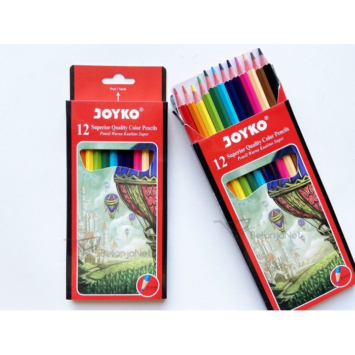 

PENSIL 12WARNA PANJANG JOYKO CP-100