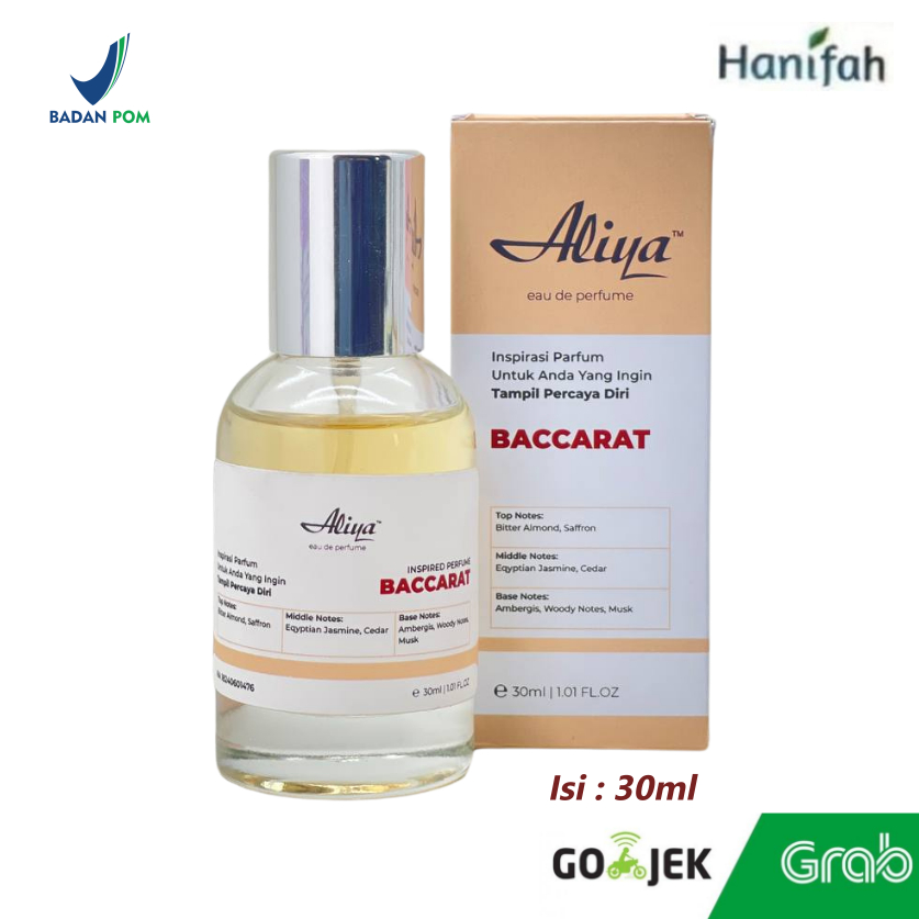 Parfum Baccarat Eau De Perfume Aliya