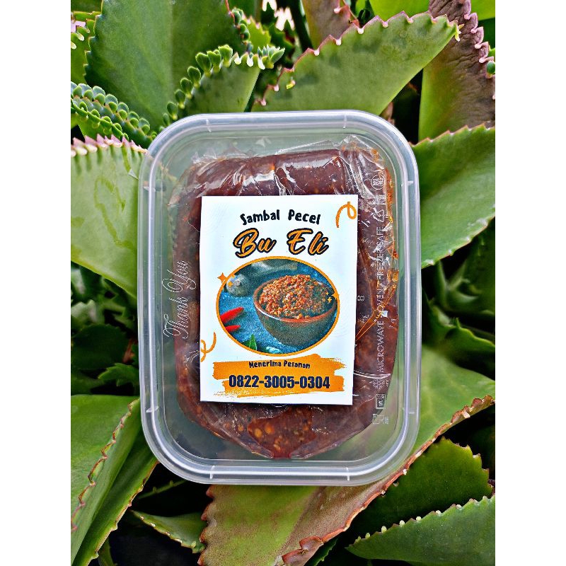 

Sambel pecel Bu Eli asli Kediri