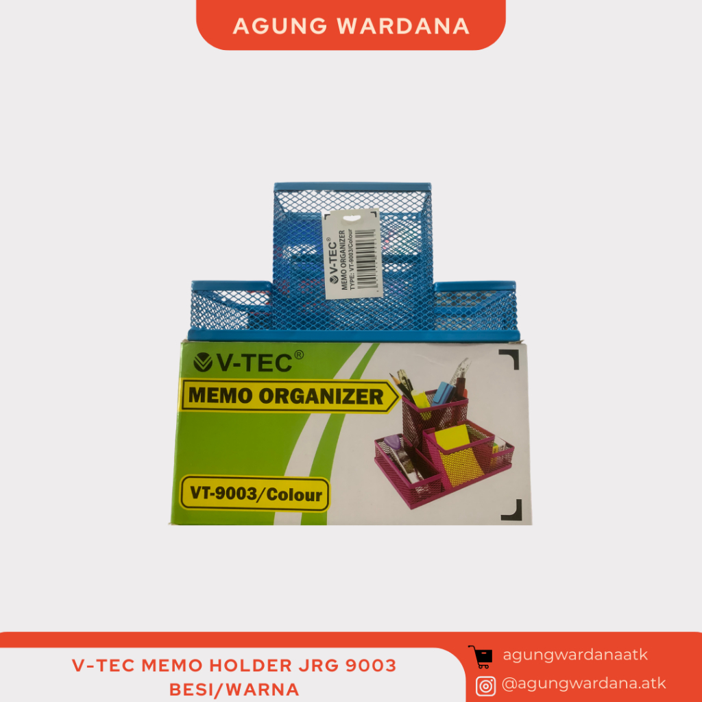 

V-TEC MEMO HOLDER JARING 9003 BESI/WARNA