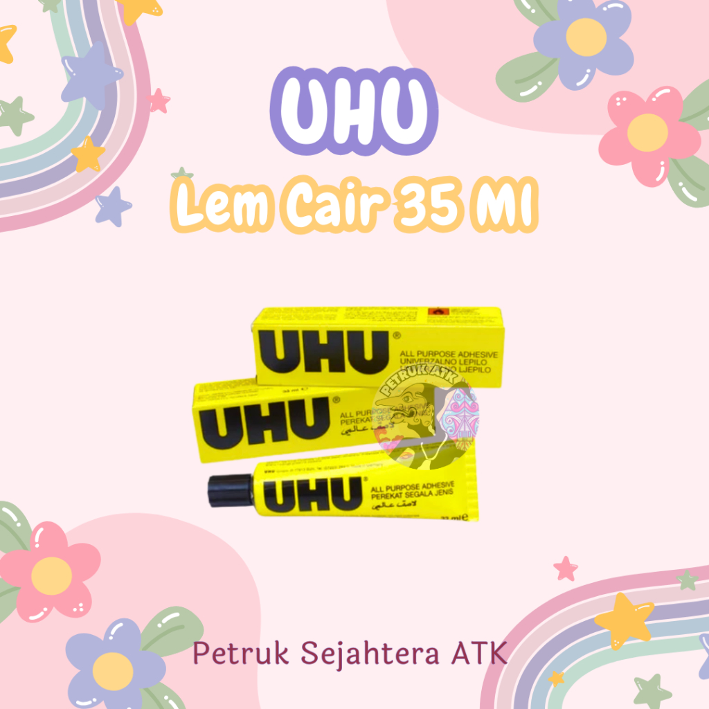 

[PCS] LEM UHU CAIR 35 ML ALL PURPOSE LEM SERBA GUNA
