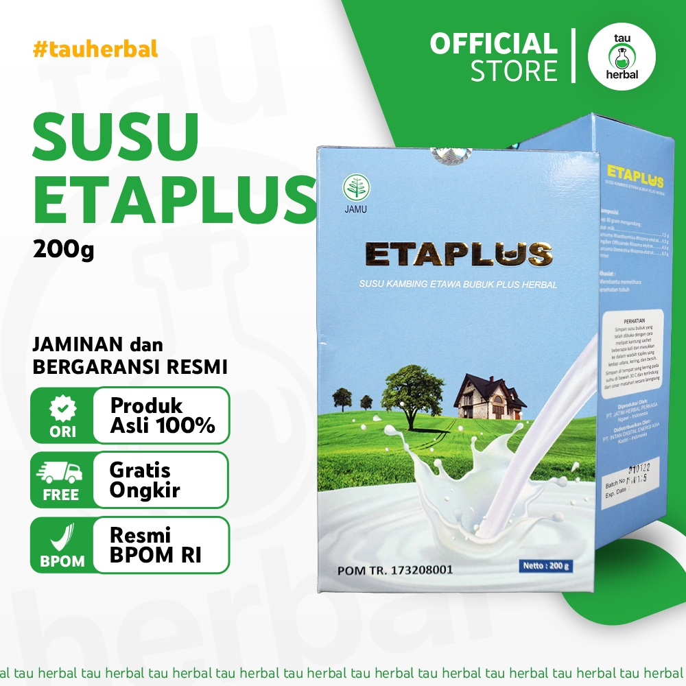

Etaplus - Susu Kambing Etawa Bubuk dengan Herbal Pilihan - 200gr