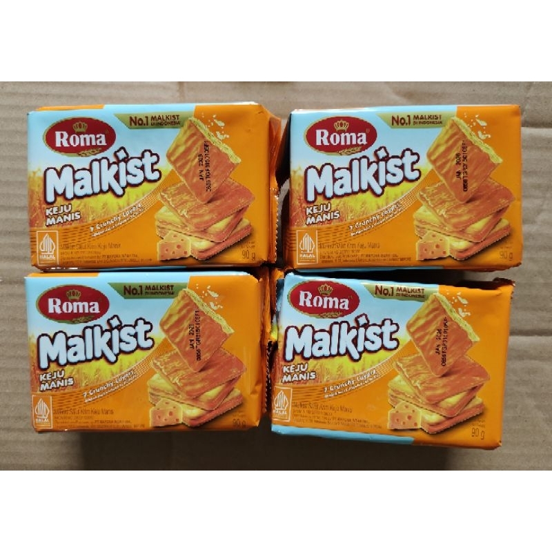 

( COD ) ROMA MALKIST 90gr KEJU MANIS