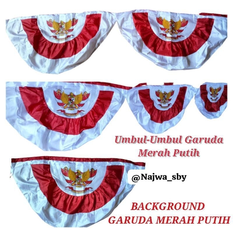 UMBUL UMBUL BACKGROUND GARUDA MERAH PUTIH