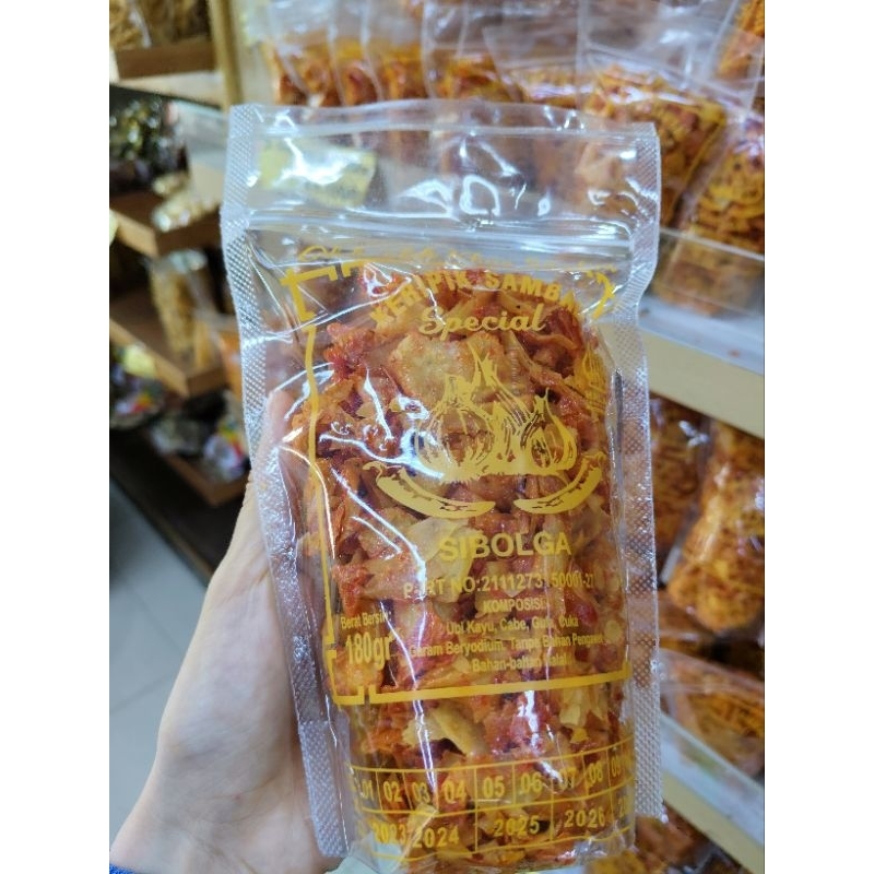 

Kripik Sambal Spesial teri (180g)