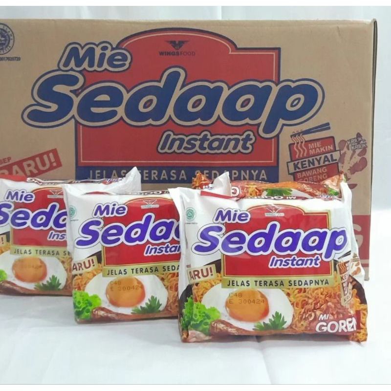 

Mie Sedaap goreng kartonan