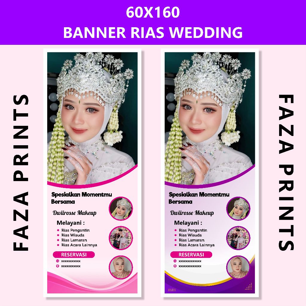 BANNER RIAS PENGANTIN BANNER RIAS PERNIKAHAN BANNER WEDDING