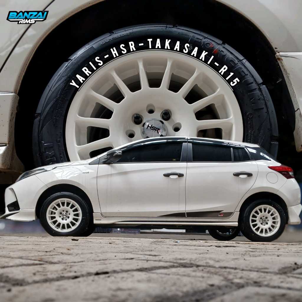 Velg Mobil Toyota Yaris Ring 15 Paket Kumplit Velg Ban Ukuran 195 55 Forceum Xp Sport