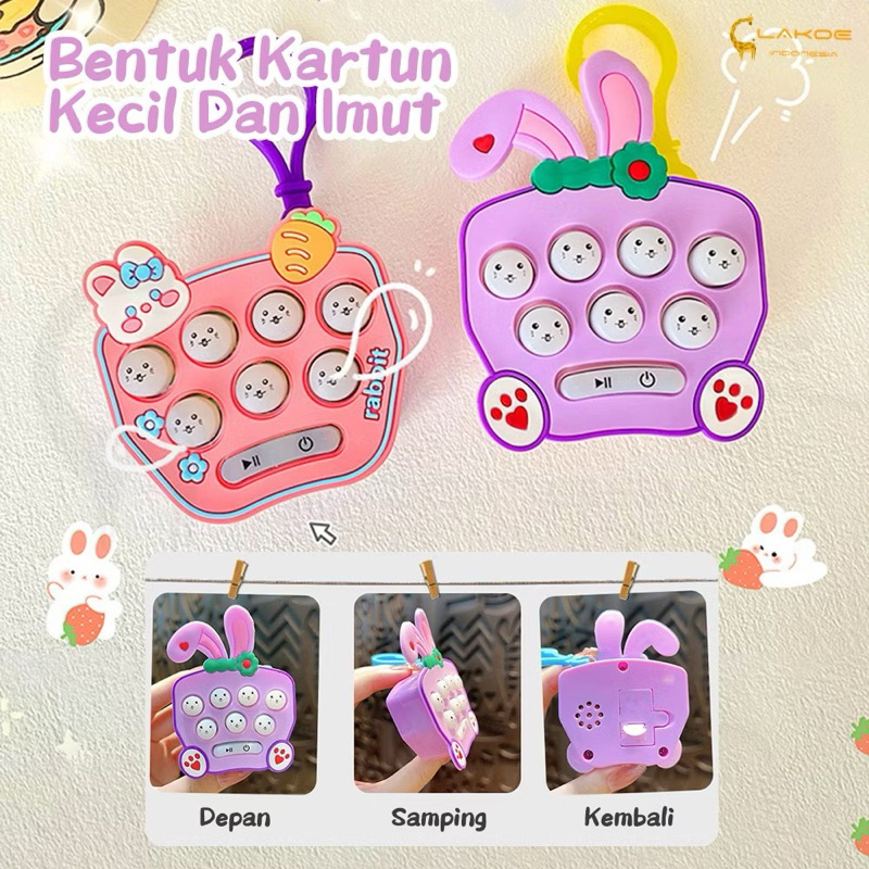 Pop it mini electrik gantungan Tas ransel pop it tas sekolah