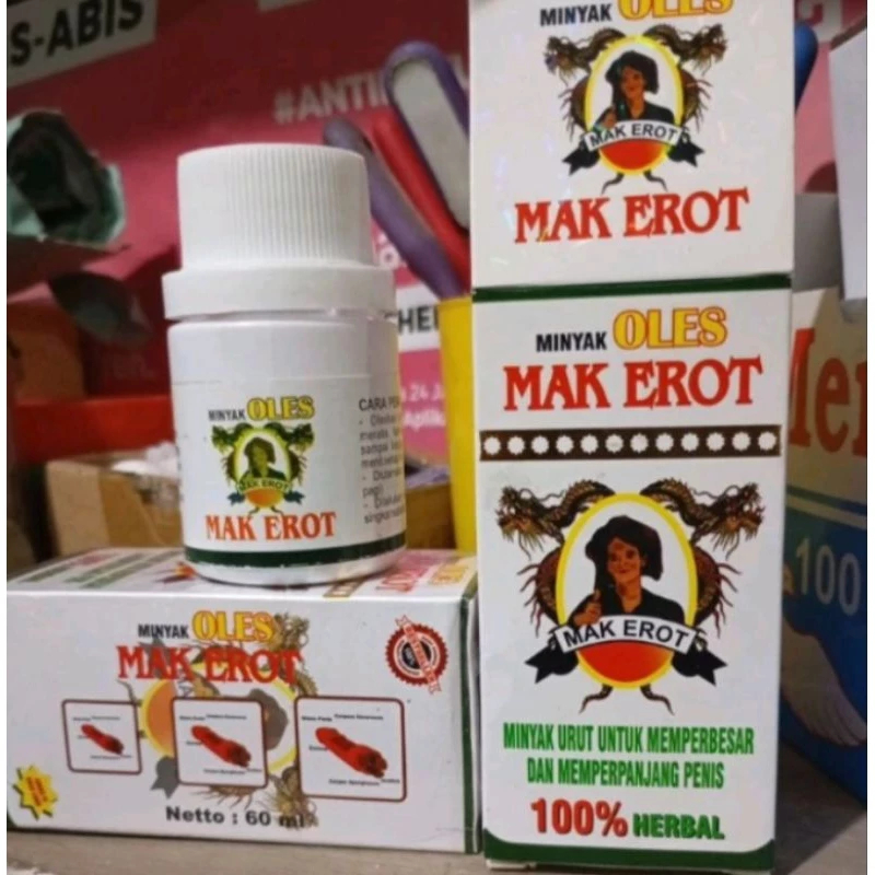 Minyak Oles Mak Erot Minyak Obat Pembesar Pennis  Permanen Asli Original Minyak Oles
