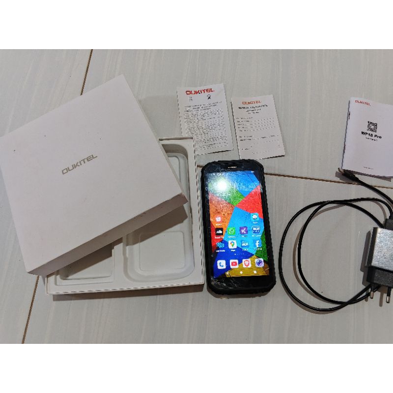 Oukitel wp18 pro Lengkap dan Normal, ada Minus