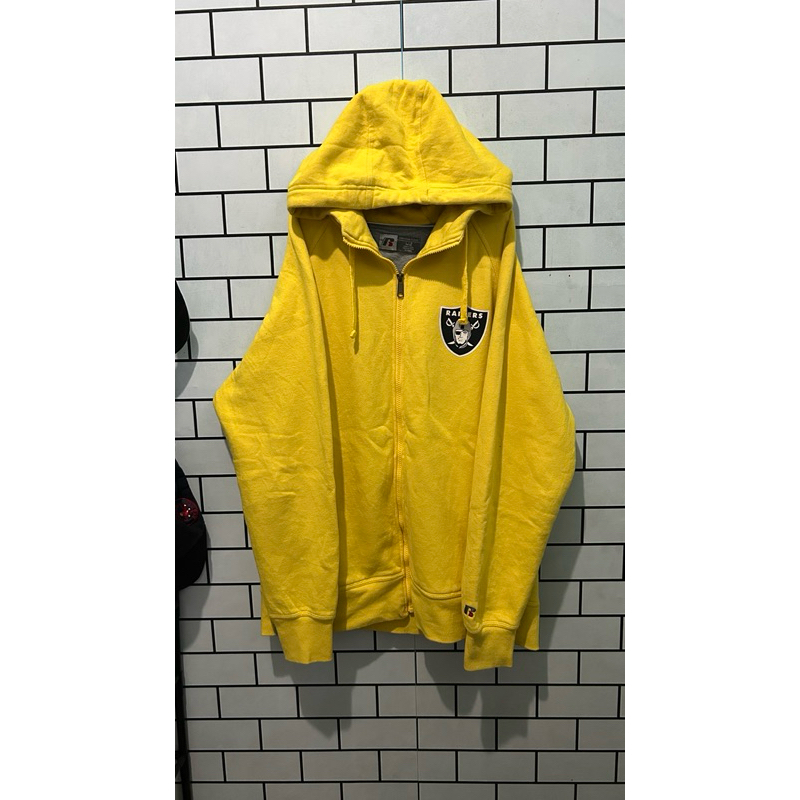 hoodie zip Raiders Russell second