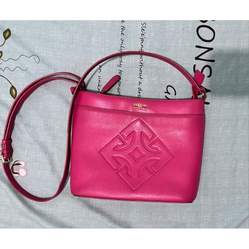 prelove pribadi Gobelini Tas Selempang Pink