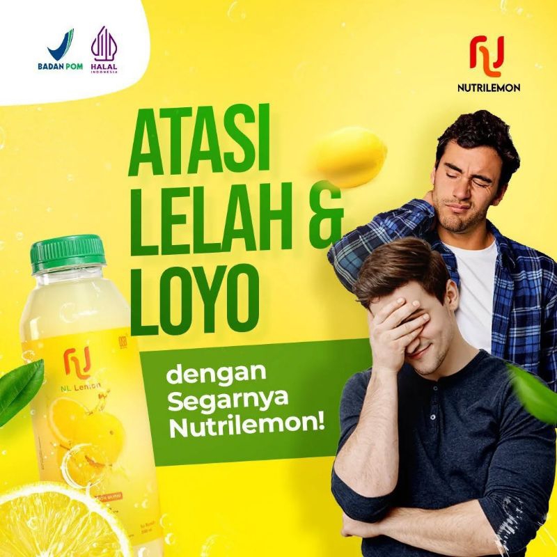 

NL Lemon perasan lemon murni BPOM 500ml
