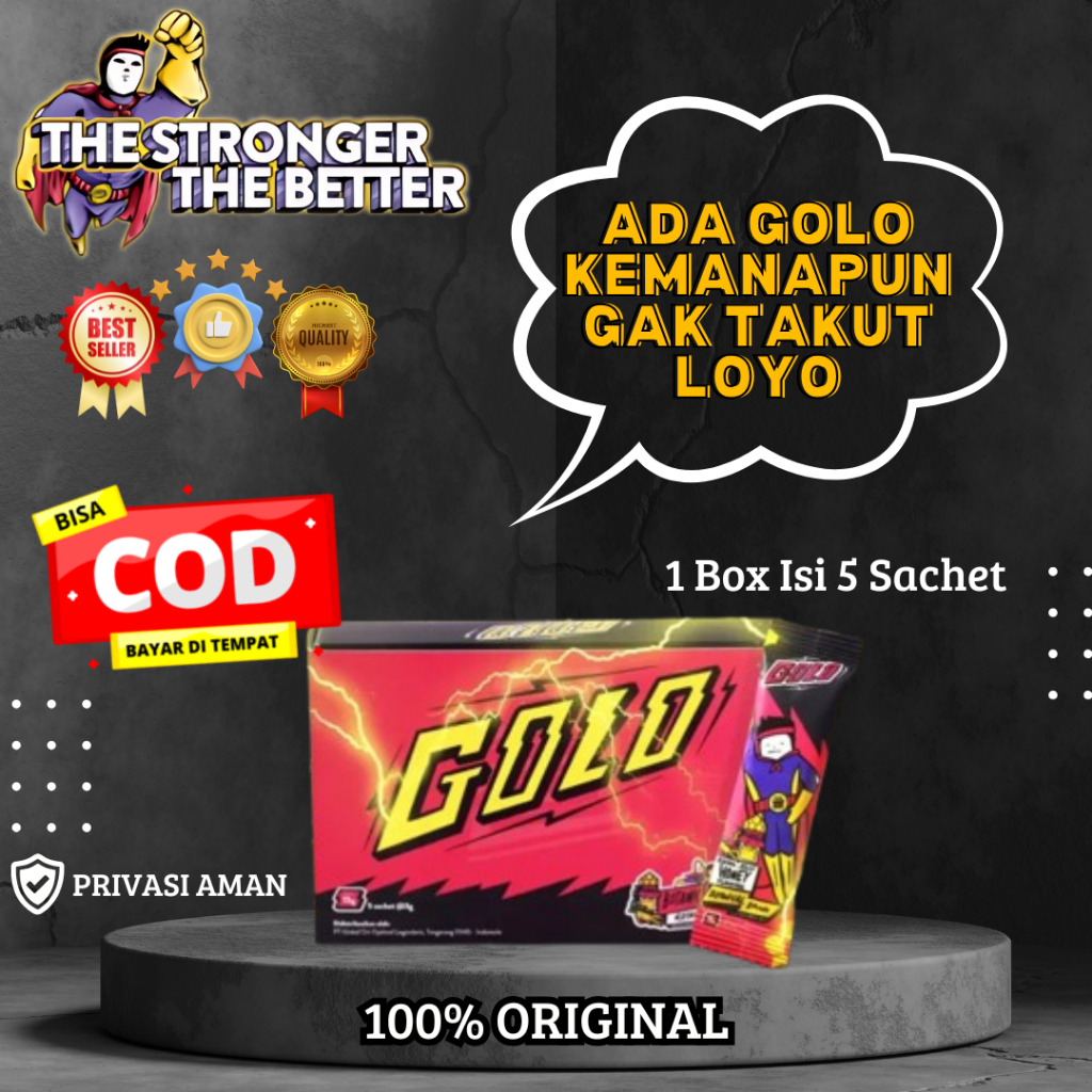 

Mister Golo Korea Ginseng Suplemen Pria Dewasa Tahan Lama, Obat Herbal