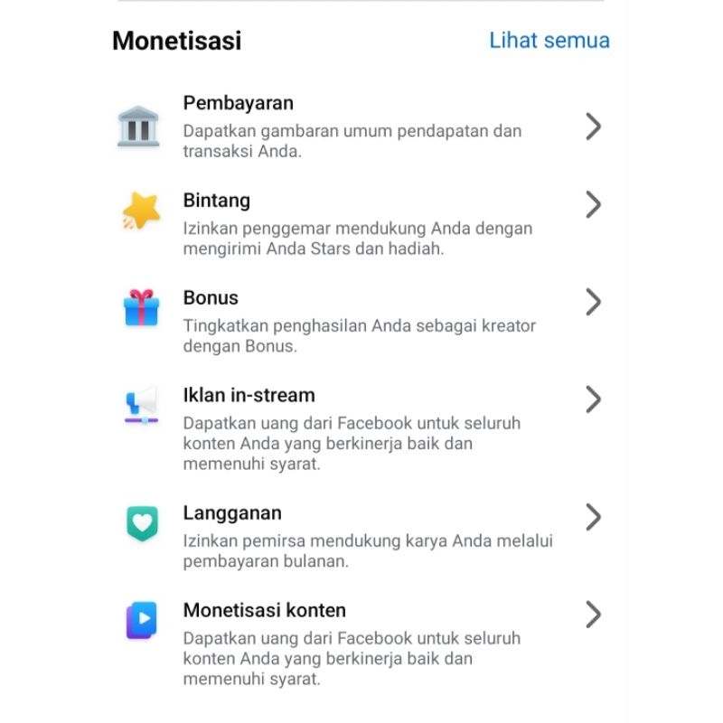 jual akun fanspage Facebook Monetisasi