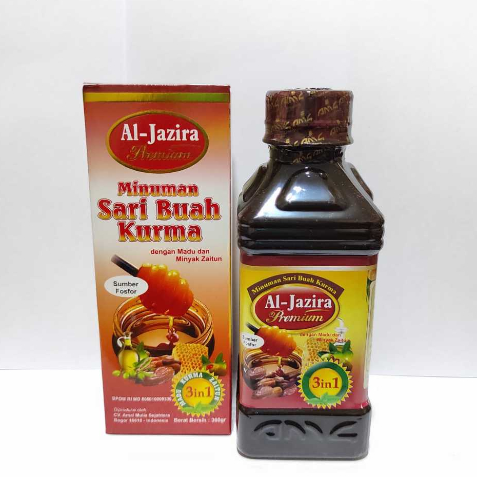 

Sari Kurma Al Jazira PREMIUM 3 IN 1 plus Minyak Zaitun