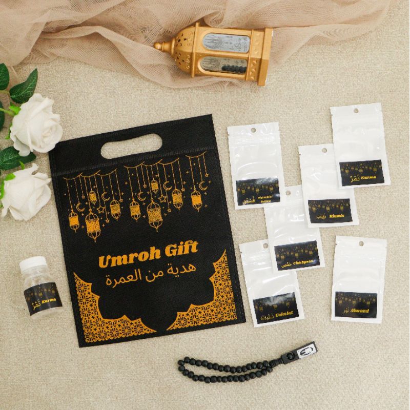 

kemasan kosong eksklusif oleh oleh haji umroh kantong untuk isian kismis kurma kacang arab oleh oleh haji dan umroh