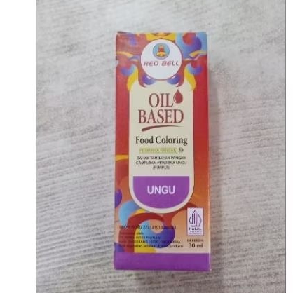 

red bell pewarna ungu oil base 30 ml
