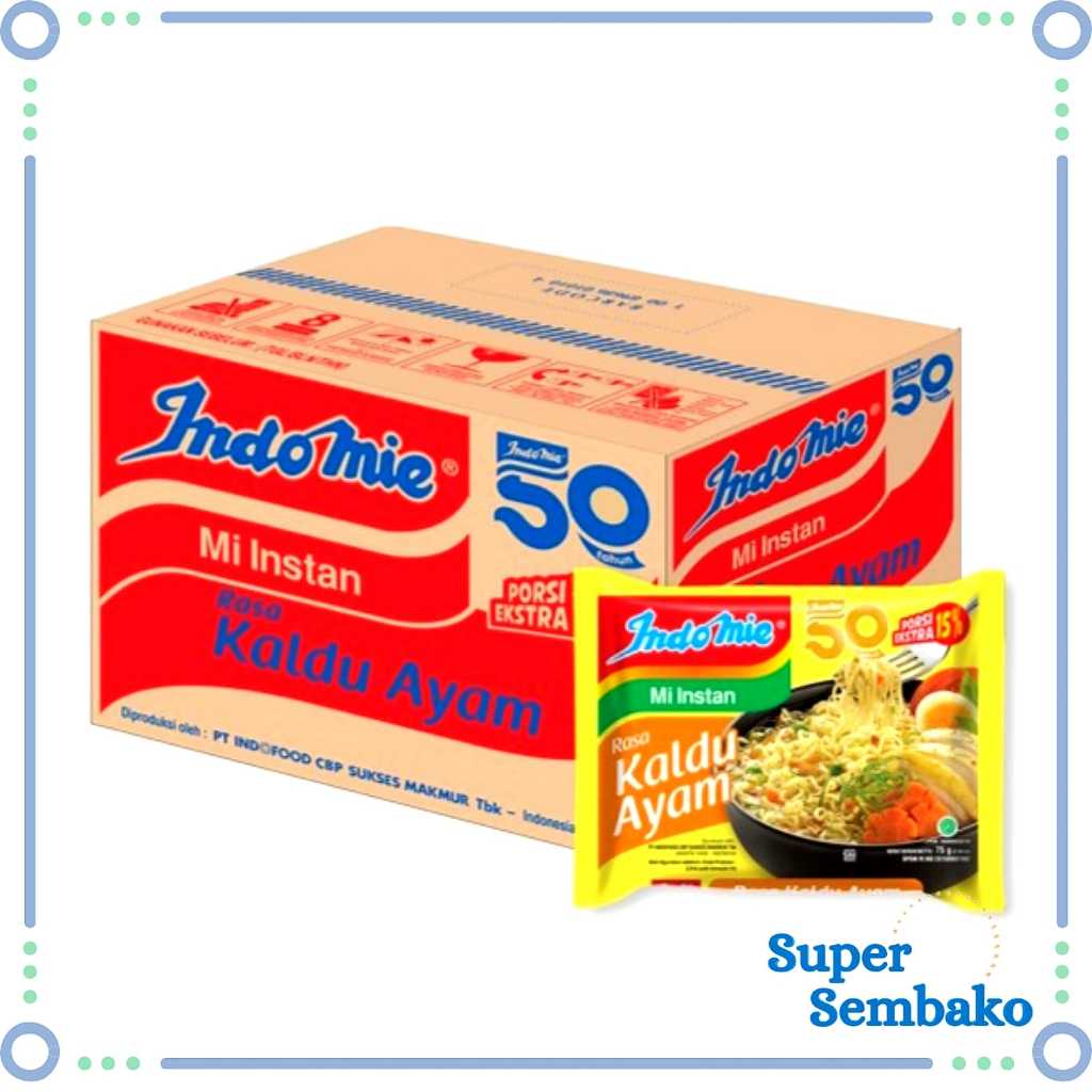 

INDOMIE KALDU AYAM 1 DUS ISI 40 BUNGKUS