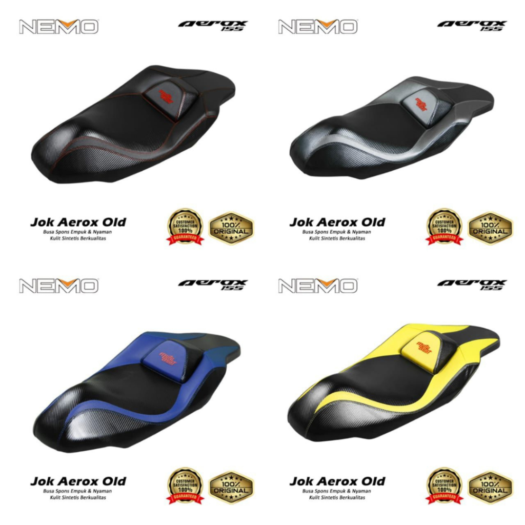 NEMO Jok Motor Yamaha Aerox 155 - JOK MOTOR AEROX LAMA MURAH