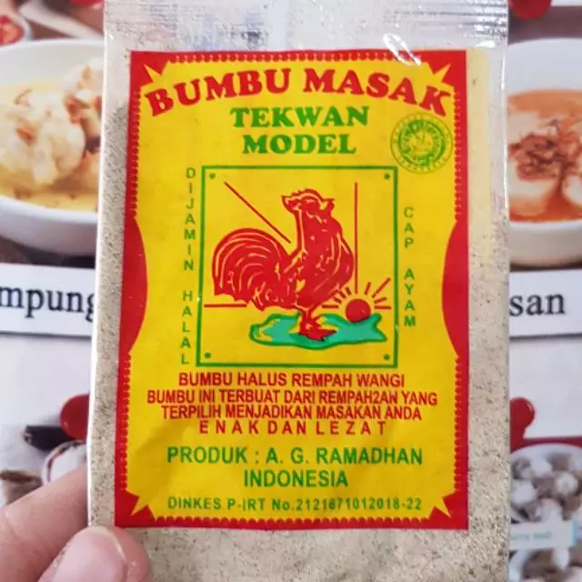 

(5PCS) Bumbu Tekwan Atau Model Cap Ayam Khas Palembang