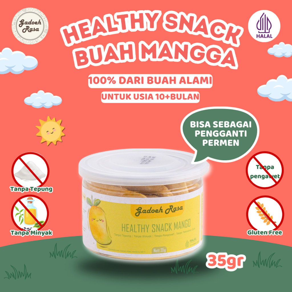 

Gadoeh Rasa Buah Mangga Kering Healthy Snack Mango