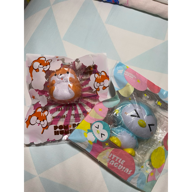 hamster, penguin ibloom squishy