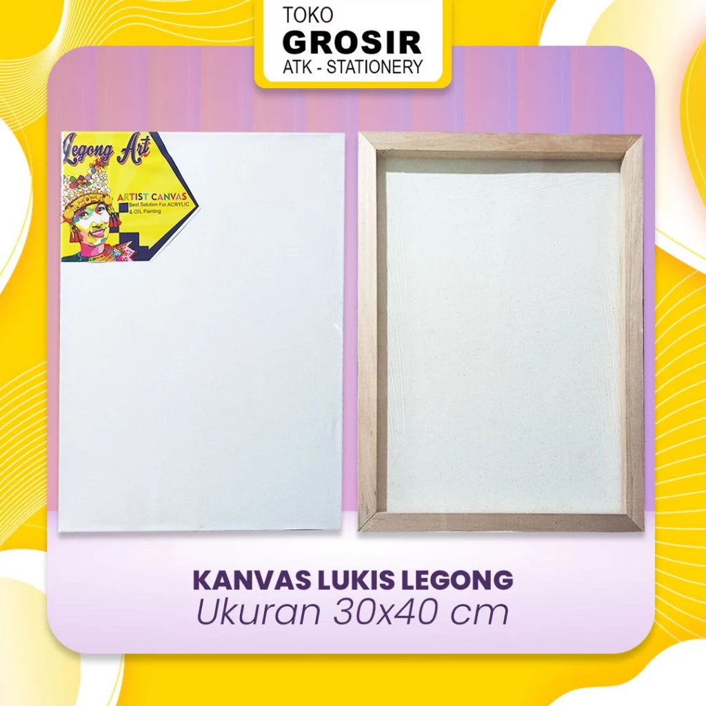 

(LIVE) Kanvas Lukis Siap Pakai ukuran 30x40 / Kanvas Legong ART 30 x 40 cm / Artist Canvas Best Solution for Acrylic and Oil Painting