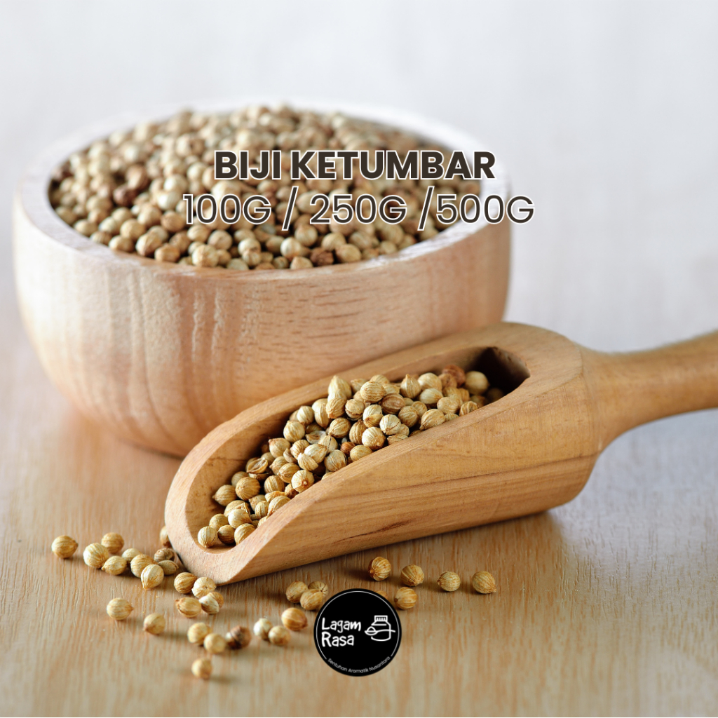 

Lagam Rasa - Biji Ketumbar Utuh | Ketumbar Bubuk | Cilantro Seeds 100g 250g 500g