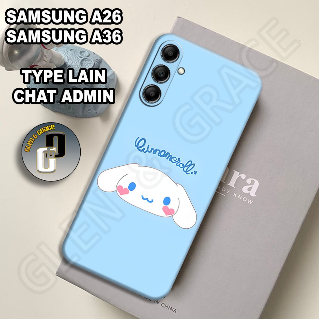 G60 - Softcase SAMSUNG A26 / SAMSUNG A36 Terbaru - Bahan karet lentur - Motif CUTE - silikon lentur 