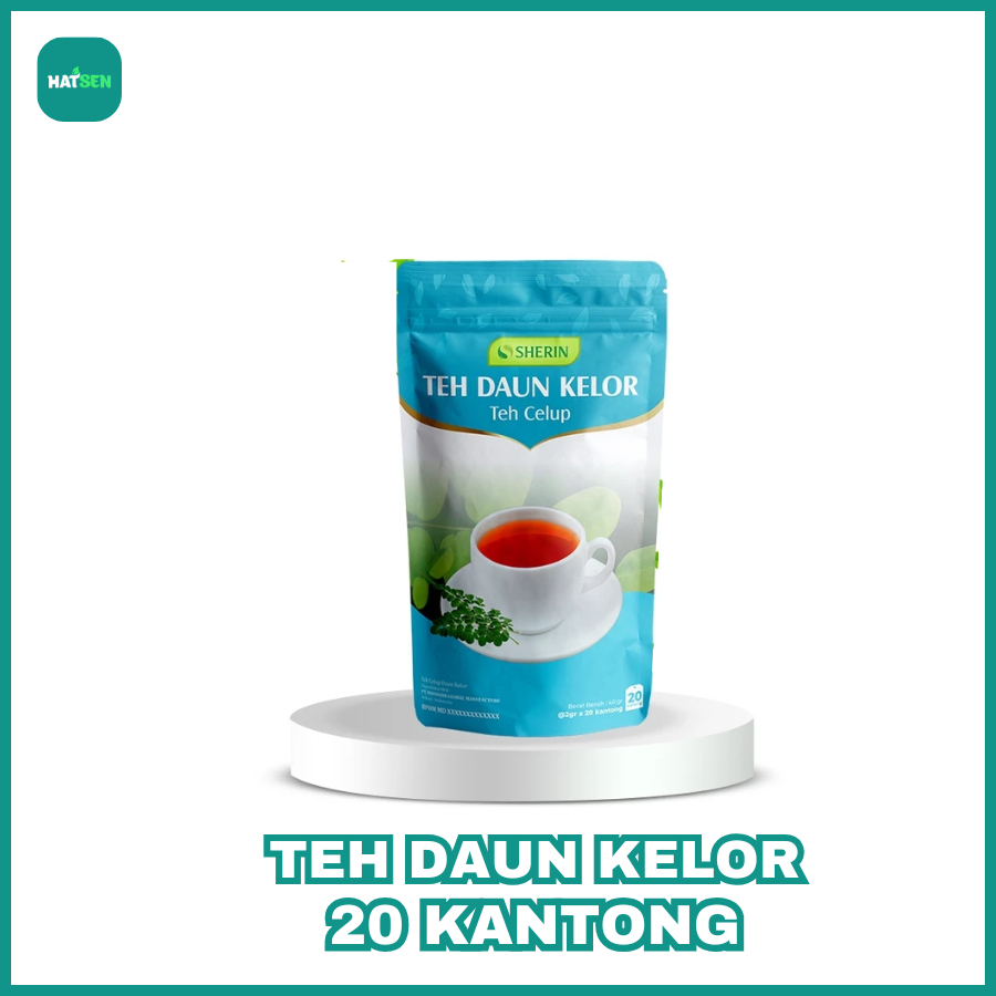

Teh Celup Daun kelor SHERIN Memiliki Banyak Khasiat 1 Pouch 20 Kantong