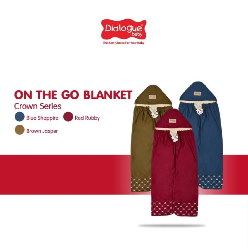 DIALOGUE BABY On The Go Selimut Bayi 6 IN 1 Crown Series