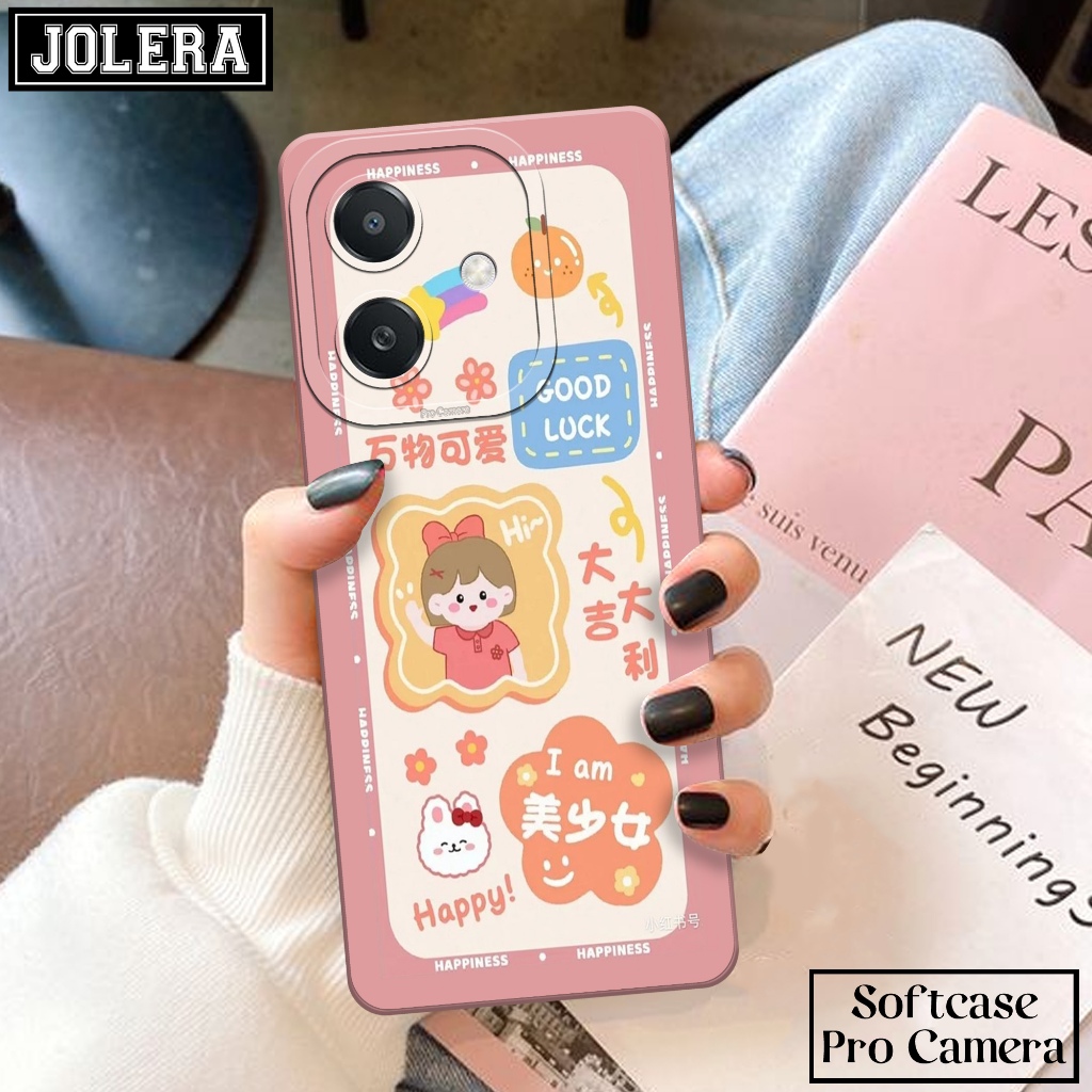Case Hp OPPO A3 NFC Terbaru - Case Hp OPPO A3 NFC - Silikon Hp OPPO A3 NFC - Motif Cartoon Keren - C