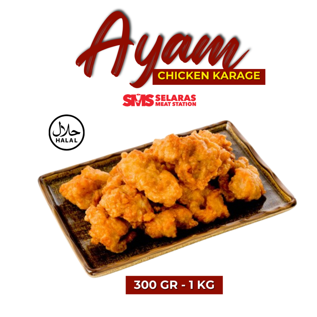 

Repack Fiesta Chicken Karage Frozen 300 gram - 1 Kg