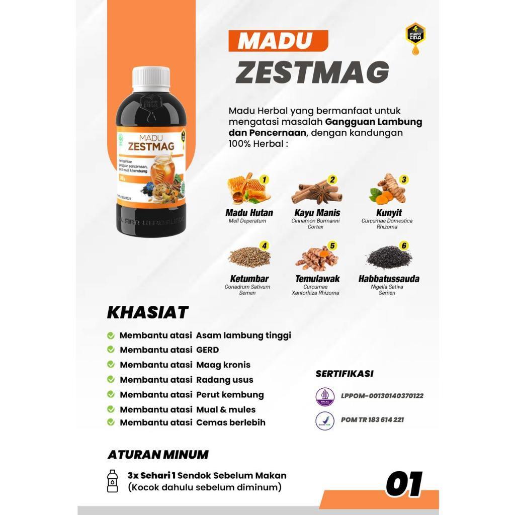 

]PROMO SPESIAL 22.1] MADU ZEST MAAG ASLII100%