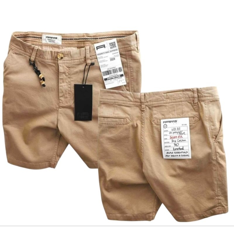 Celana pendek pria paspol kombet/Celana Pendek Pria Chino