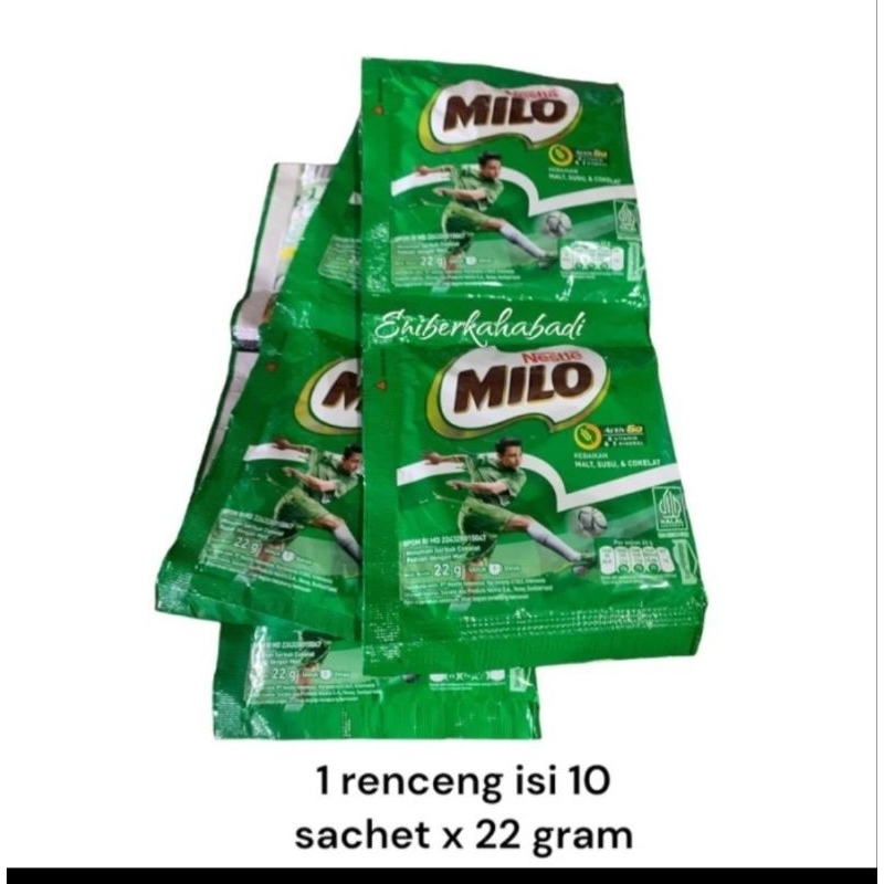 

milo aktiv go susu bubuk coklat berat ( 22 gr x 10 ) 1 renceng 10 sashet