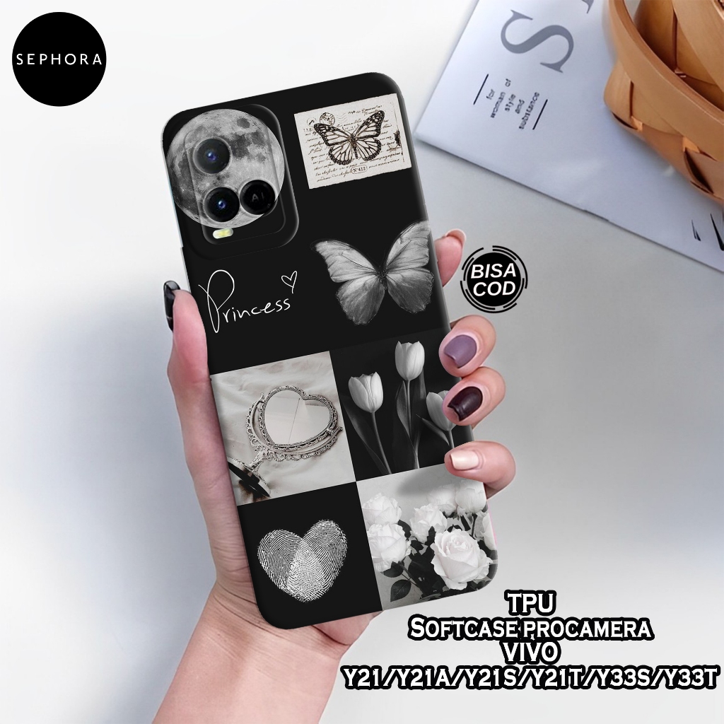Case VIVO Y21/Y21A/Y21S/Y21T/Y33S/Y33T - Fashion Case Aesthetic - Softcase VIVO Y21/Y21A/Y21S/Y21T/Y