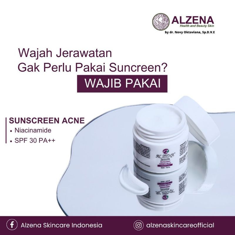 SUNSCREEN ACNE by Alzena Skincare