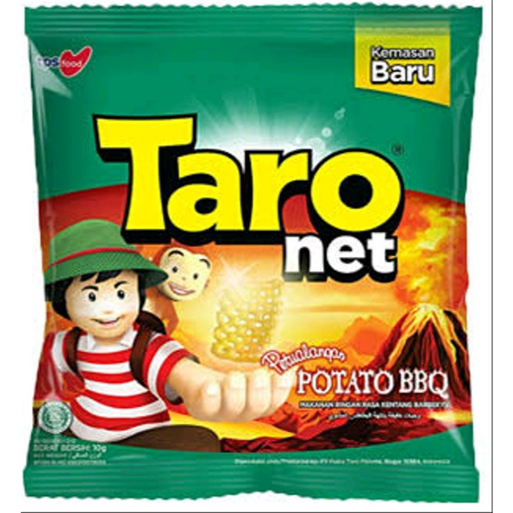 

TARO NET MP POTATO BARBECUE 32 GRAM - 1 KARTON ISI 36 PCS