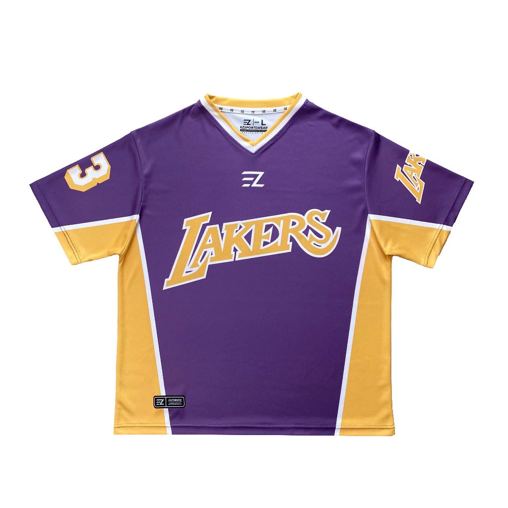 [ORIGINAL] Jersey Los Angeles Lakers UNGU PURPLE #33 Bloke Core Edition - Swingman Bola Basket  Baju