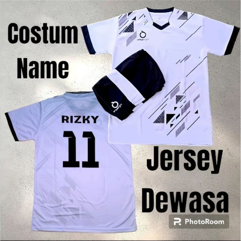 GRATIS SABLON  NAMA DAN  NOMOR BAJU OLAHRAGA DEWASA BAJU BOLA DEWASA