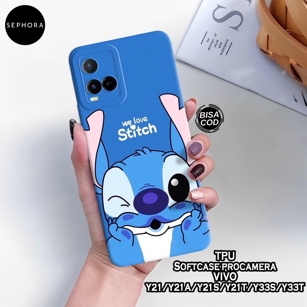 Case VIVO Y21/Y21A/Y21S/Y21T/Y33S/Y33T - Fashion Case Stitch - Softcase VIVO Y21/Y21A/Y21S/Y21T/Y33S