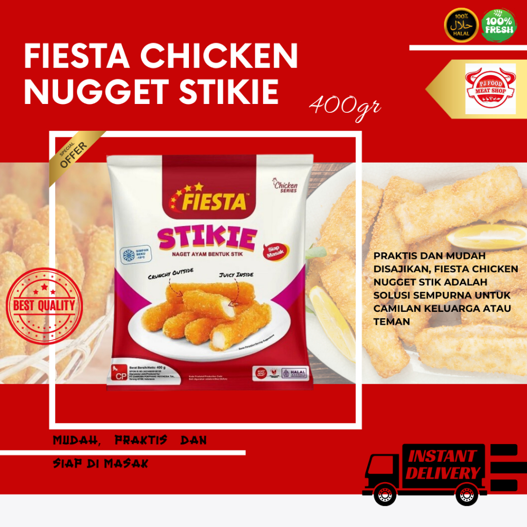 

Fiesta naget bentuk stik 400gr