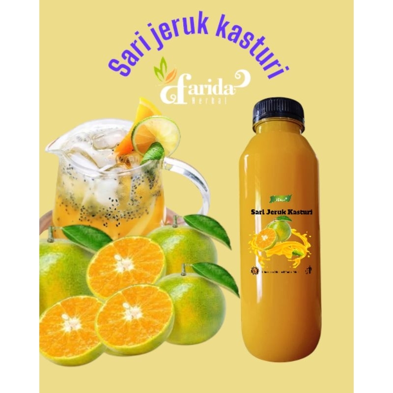 

Sari Jeruk Kasturi Murni 1Liter