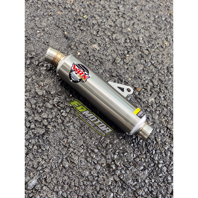 slincer knalpot wrx gp5 bulat jenong ngebas adem diameter 50mm (GP.5 KLEM SARFULL)