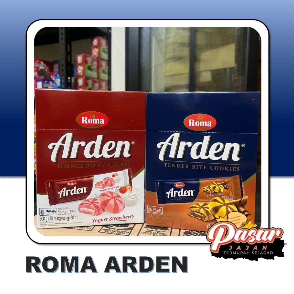 

Roma Arden Cokelat Yogurt Strawberry Isi 10pcs x 30gr